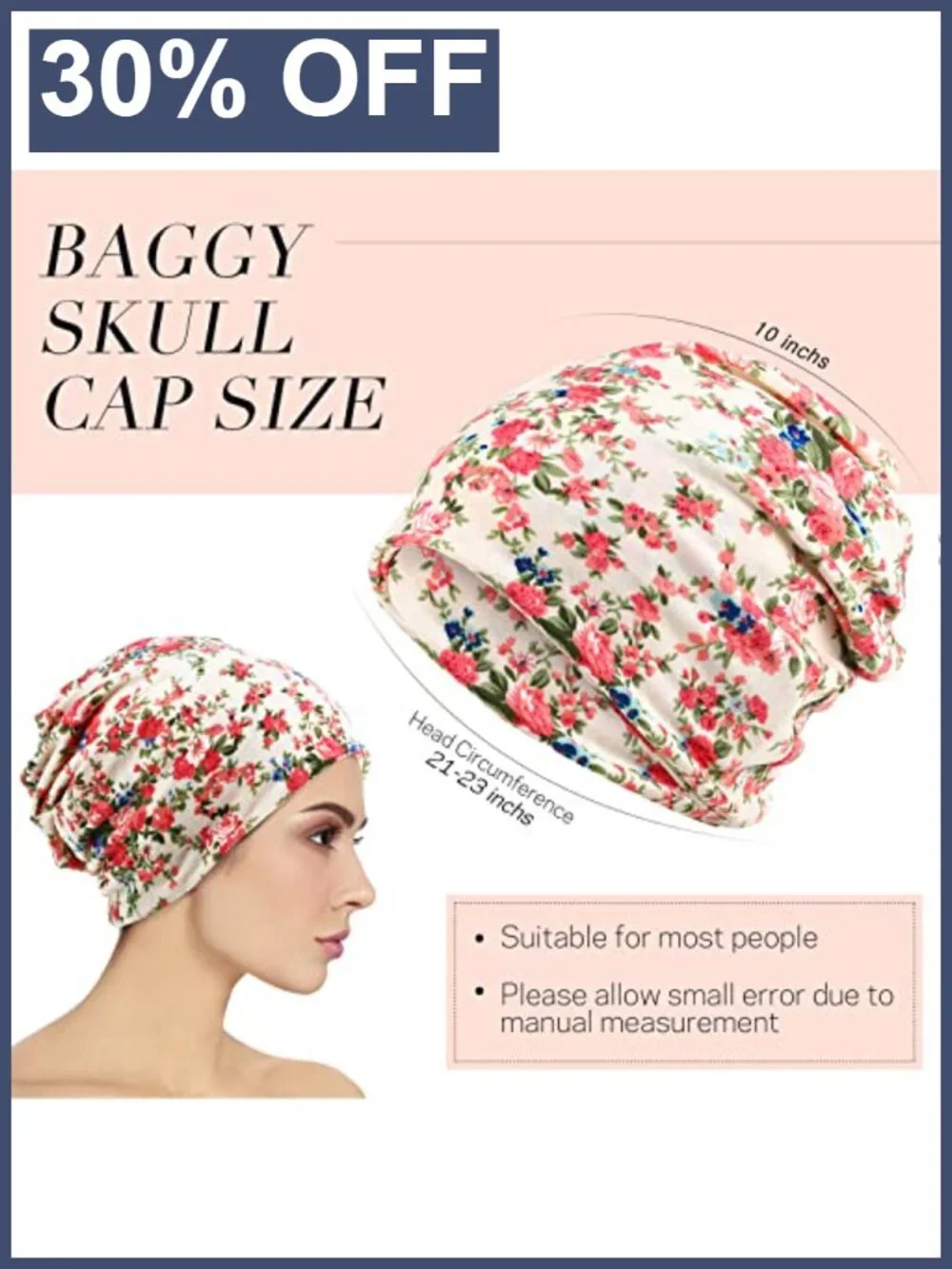5 Pack Soft Stretchy Chemo Turban Headwrap for Hair Loss, Breathable Beanie for